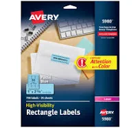 Neon Address Labels with Sure Feed