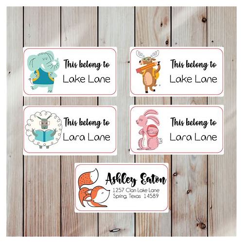 This Belongs To Labels, School L…