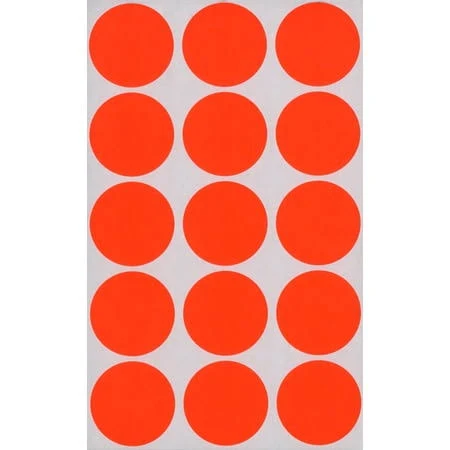 Maco Neon Round Color Coding Labels