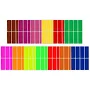 Royal Green Colored Label Sticker Rectangle in 13 colors 1 x 3 inch Writable Labels