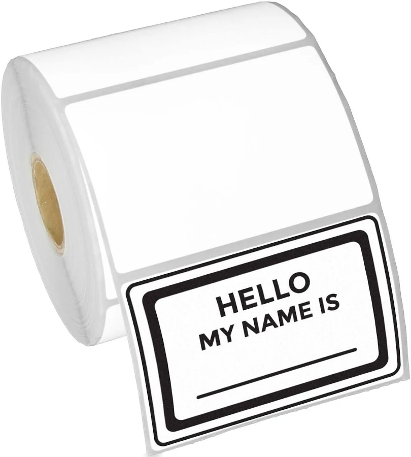 3 x 2 inch Blank Direct Thermal Labels