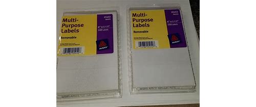 2 Avery Self-Adhesive Removabl…