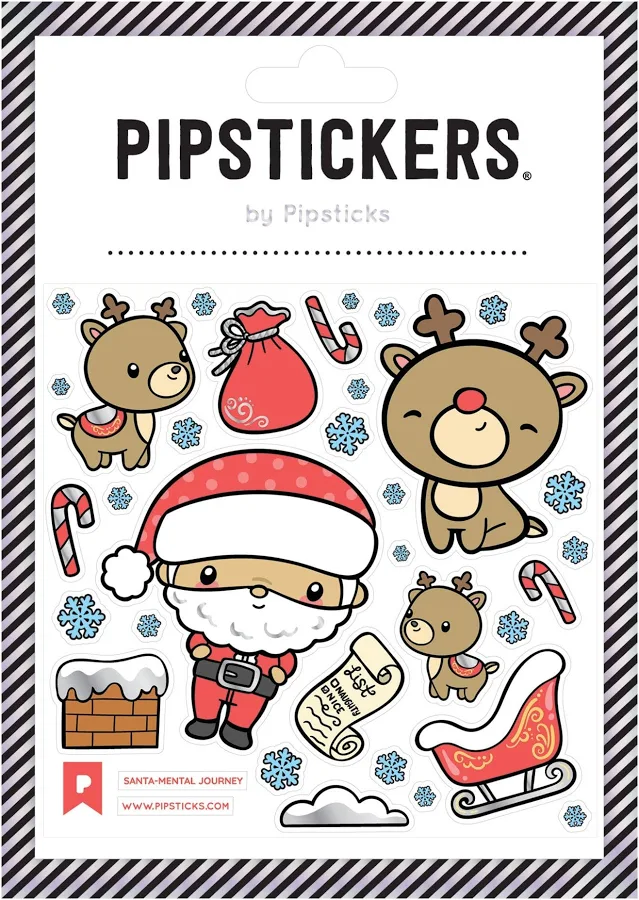 Pipsticks Santa-Mental Journey Stickers
