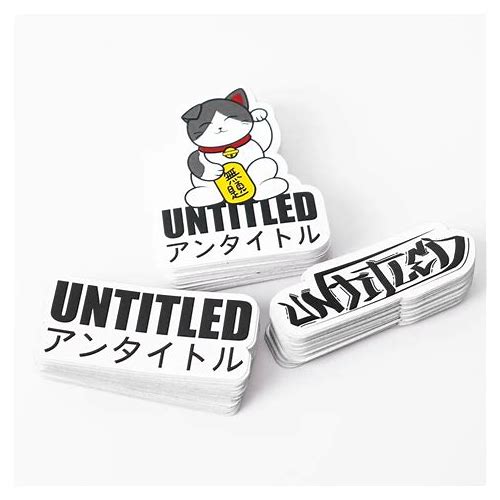 Custom Vinyl Sticker Paper Water…