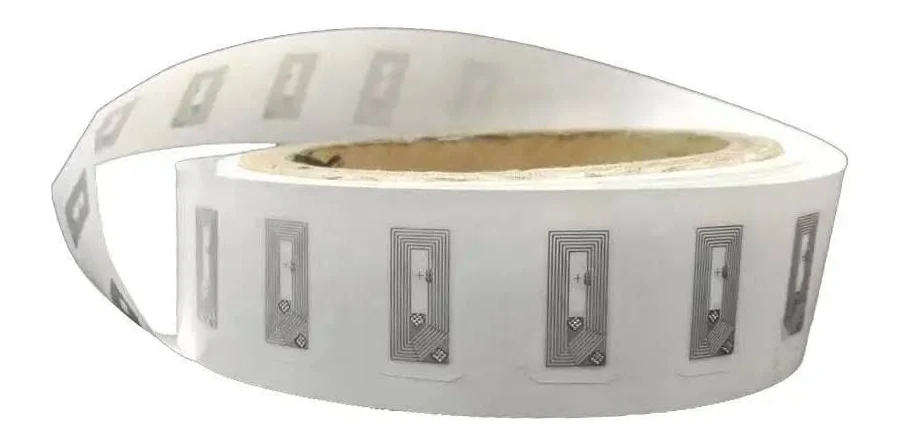 Wholesale 13.5mhz mall Rectangle hape NFC RFID Tag Printable RFID Labels NFC 213 Inlay,500 Pieces