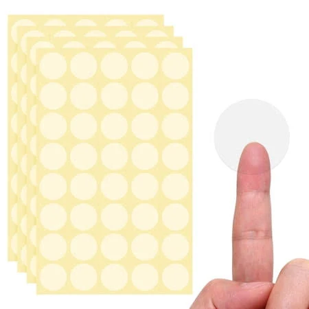 Uxcell 1000 Pcs Clear Circle Stickers
