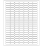 Royal Green Small Sticky Labels White Rectangular Labels