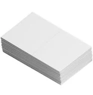 2 in 1 Half Sheet Self Adhesive Labels for Laser Ink Jet Printers - 1000 Pieces