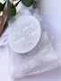 Personalised Wedding Favour Stickers: Luxury Metallic Foil Labels