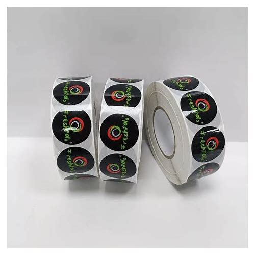 Custom Self Adhesive Round Log…