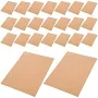 Frcolor 50 Sheets A4 Self-Adhesive Kraft Paper Stickers Labels Printable