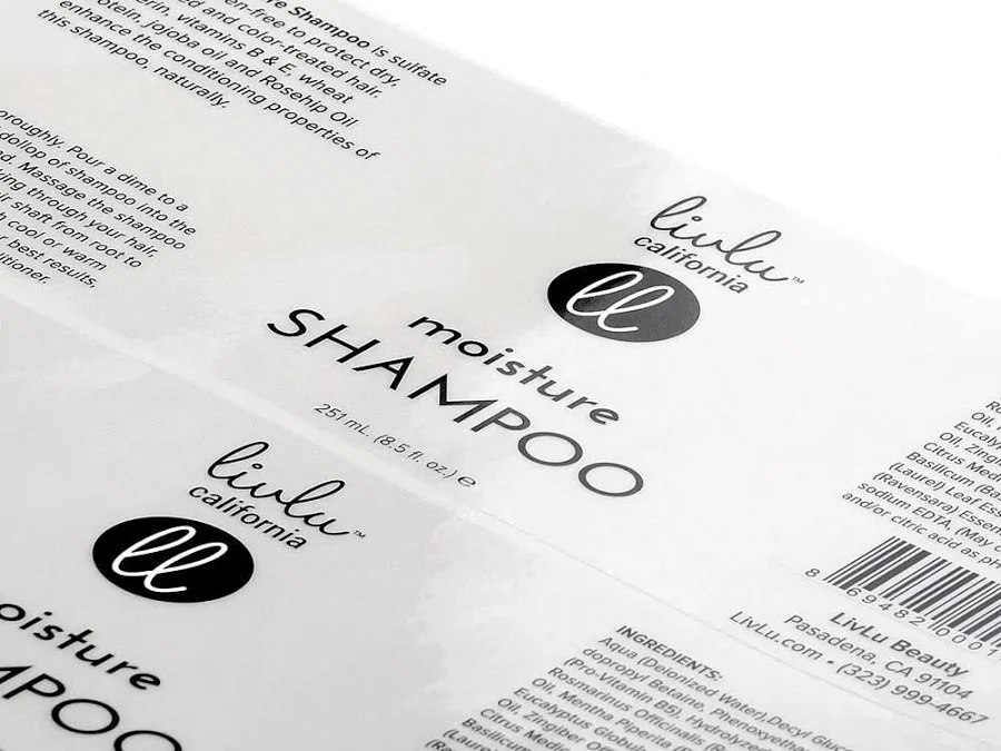 Custom Bottle Labels - Any Size, No Die Cut Fees