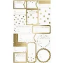 Modern Gold Holiday Gift Labels