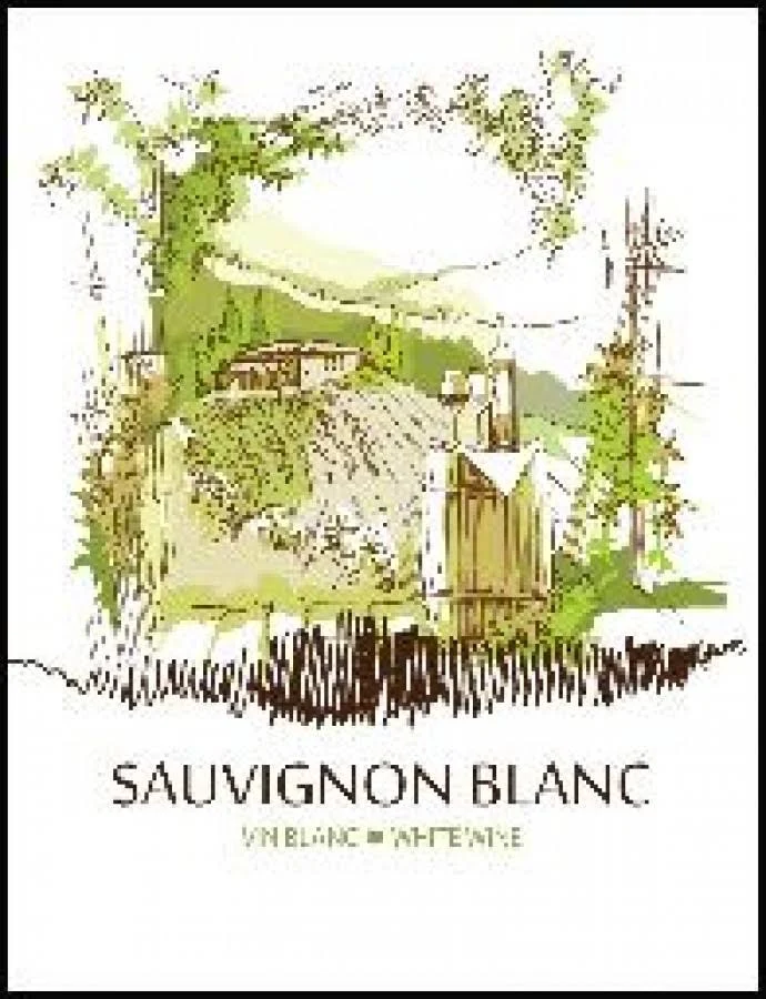Home Brew Ohio Sauvignon Blanc Self Adhesive Wine Labels