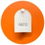Modern House Numbers Mailbox Decals