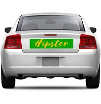 BannerBuzz Custom Car Decals & Stickers White Vinyl Opaque Vinyl