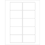 3 x 2Inch White Recta Laser Label LL165