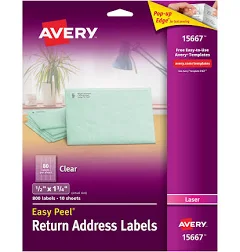 Herma Square Removable Labels 25pc 10108