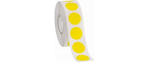 Self-Adhesive Labels | Yellow | 3/…