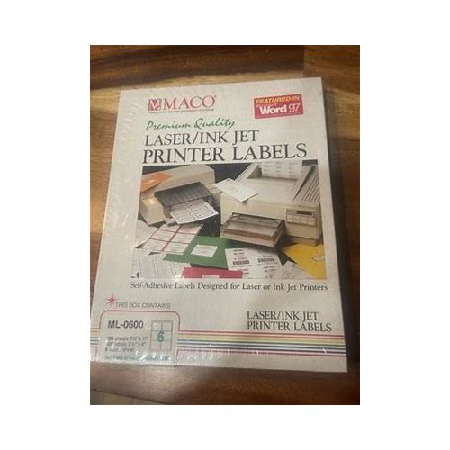 Maco Laser/Inkjet Printer 600 Sel…