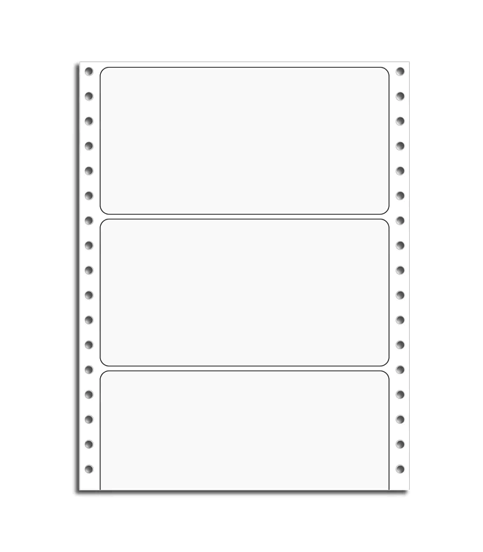Mailing Labels, Continuous,White, Jumbo, Stock/Blank (7500 ct)