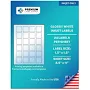 Premium Label Supply Glossy White Square Sticker Labels 1.5 inch x 1.5 inch (24 Labels/Sheet) (Glossy White for Inkjet Only, 240 Labels)