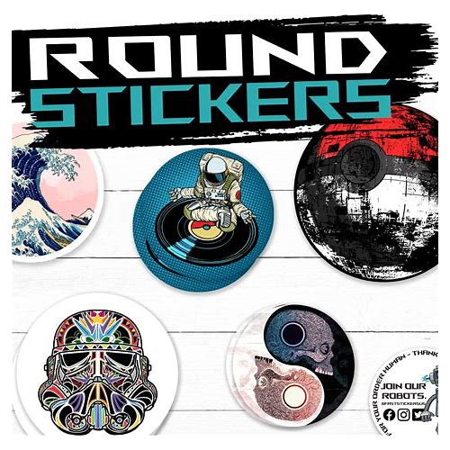 Circle Stickers | Custom Round S…
