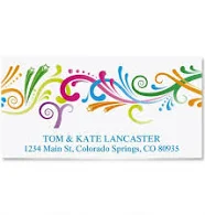 Personalized Party Spirit Deluxe Self-Stick Address Labels-144 per Set