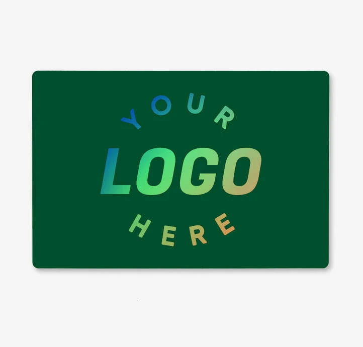 Custom Full Color 4" x 6" Rectangle Roll Labels (Roll of 500) - Forest Green- 1-Color Text or Art Design