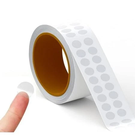 Performore Crystal Clear Transparent Round Stickers