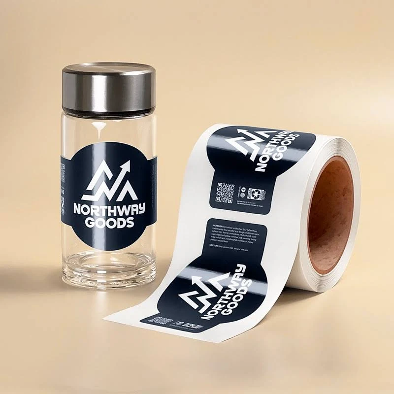 Custom Glossy Roll Labels - Order 50 to 20,000+