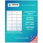 Premium Label Supply Glossy Clear Labels 2.5 inch x 1.563 inch Laser/Inkjet Compatible (18 Labels/Sheet), 10 Sheets 180 Total Adhesive Labels, Size: