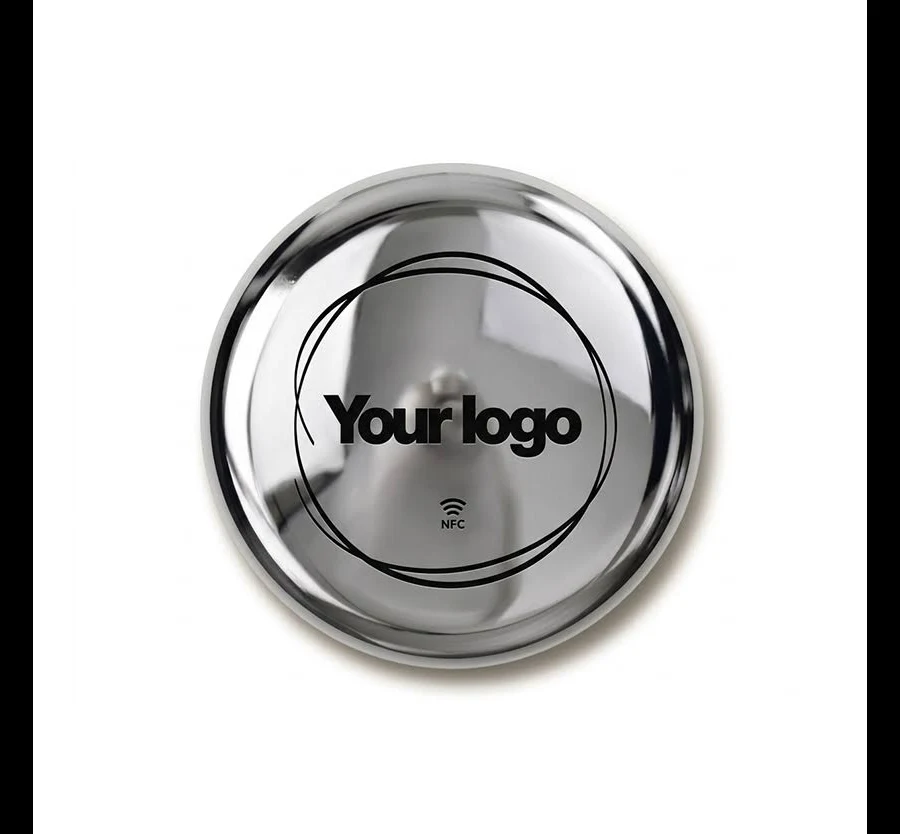 Golden/Silver Epoxy NFC Tags On-metal - Custom printed