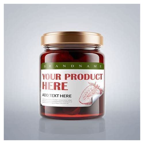 2500 Pcs Bulk Custom Jar Label…