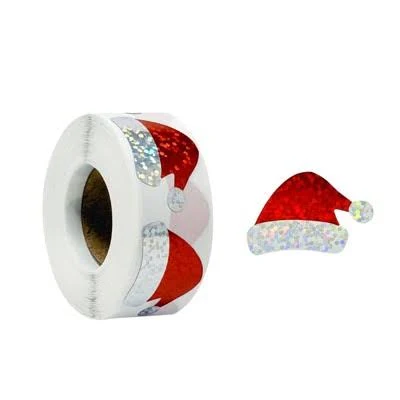 Wrapables Holographic Christmas Sticker Roll