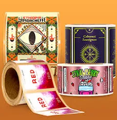 3" x 3" White Semi-Gloss Paper Labels