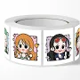 500 Stickers Of One Piece Anime Cartoon, Gift Packaging Tape, Sealing