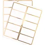 Recollections Gold Shipping Label Stickers