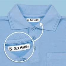 Small Iron On Clothing Name Labels