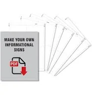 White EZMake Blank Label Media cs331504