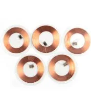 5Pcs 125KHz ID T5577 Writable Rewritable Copper Coil Coin Card Keyfob RFID Ultra