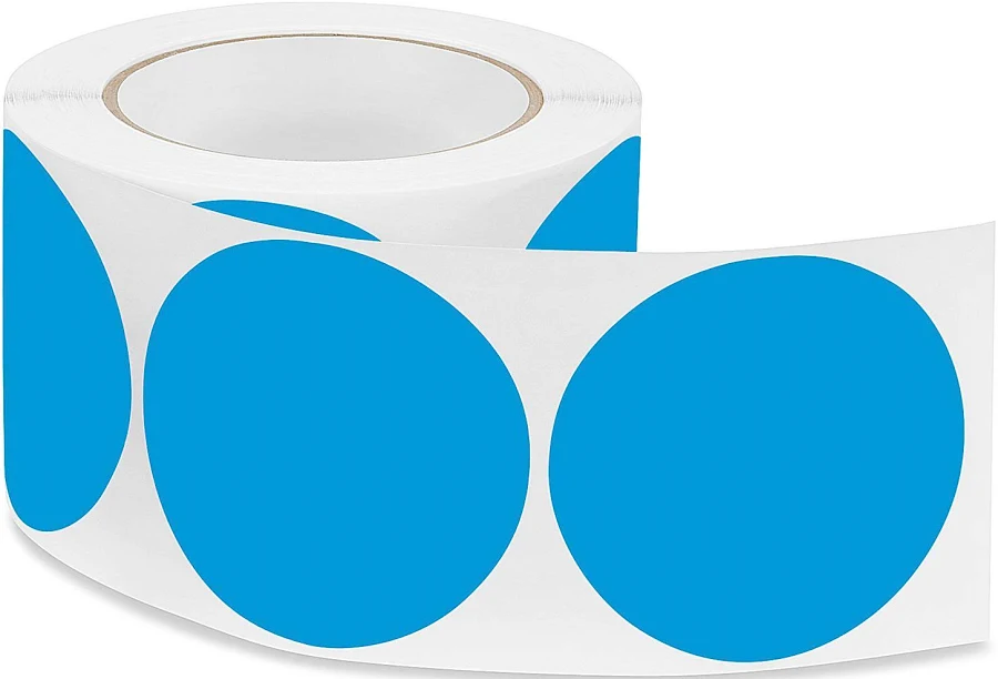ULINE Removable Adhesive Circle Labels