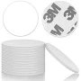 200pcs NFC Stickers Tags, 25mm Rewritable Ntag215 Blank NFC Cards with Adhesive Back, 504 Bytes Memory NFC Coin Card Chip for NFC Enabled Devices
