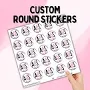 CUSTOM ROUND STICKERS - You upload your image to be printed