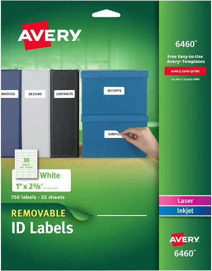 Avery Removable Labels