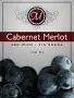 Wine Bottle Labels – Variety Designs (30-Pack) Cabernet Merlot