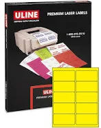 uline 4x2" True Color Laser Labels