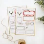 Christmas Gift Tag Label Sticker Sheets