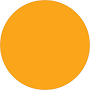 1/2" Fluorescent Orange Inventory Circle Labels