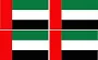2.25in x 1.5in United Arab Emirates Flag Stickers
